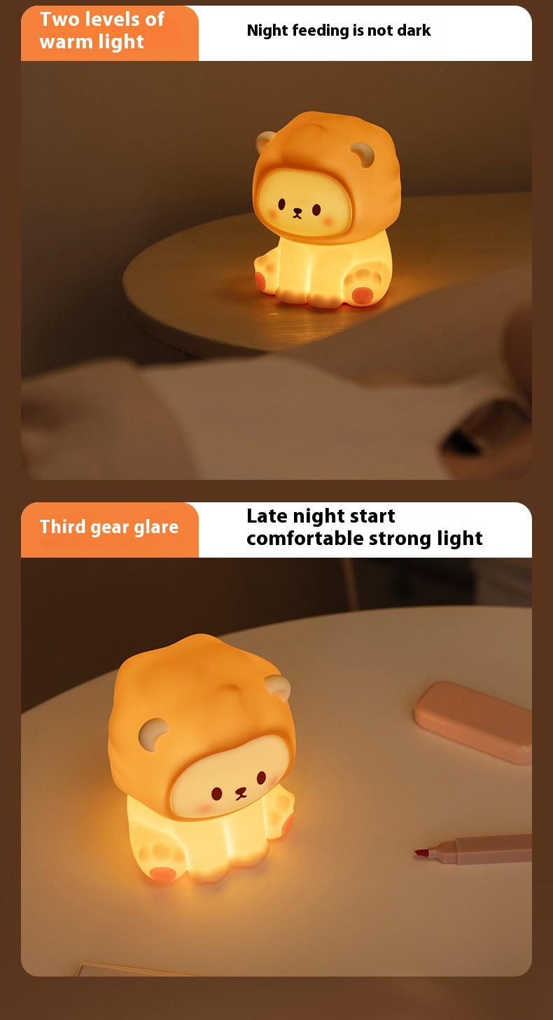 Squishy Lion Cub Night Light