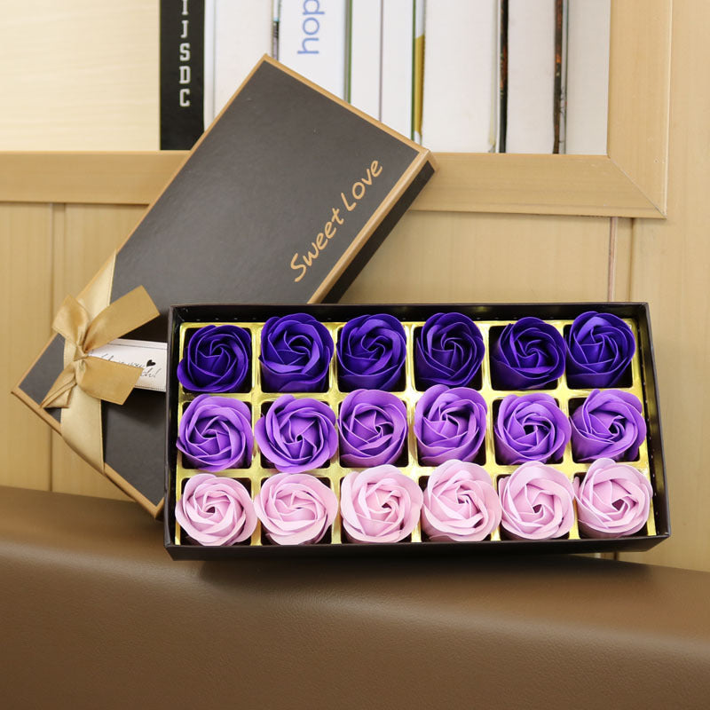 Ombre Rose Soap Gift Box