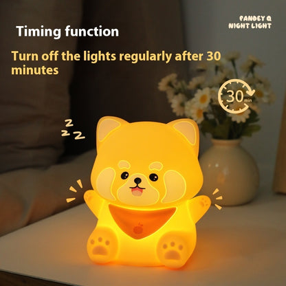 Squishy Red Panda Night Light