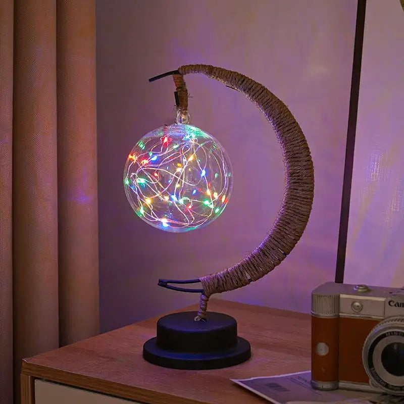 Hanging Crescent Moon Table Lamp - JDrop, LLC