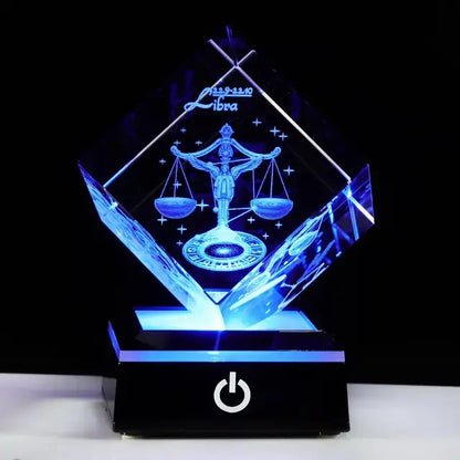 3D Zodiac Astrology Glass - JDrop, LLC