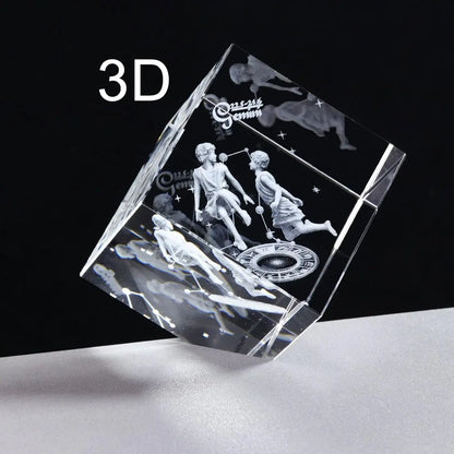 3D Zodiac Astrology Glass - JDrop, LLC